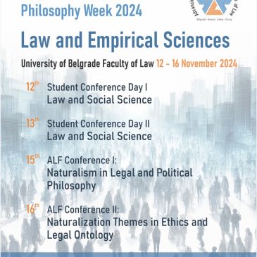 ALF Belgrade Legal Philosophy Week 2024